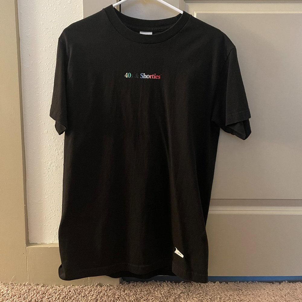 40s & Shorties Black with Multi-Colored Writing